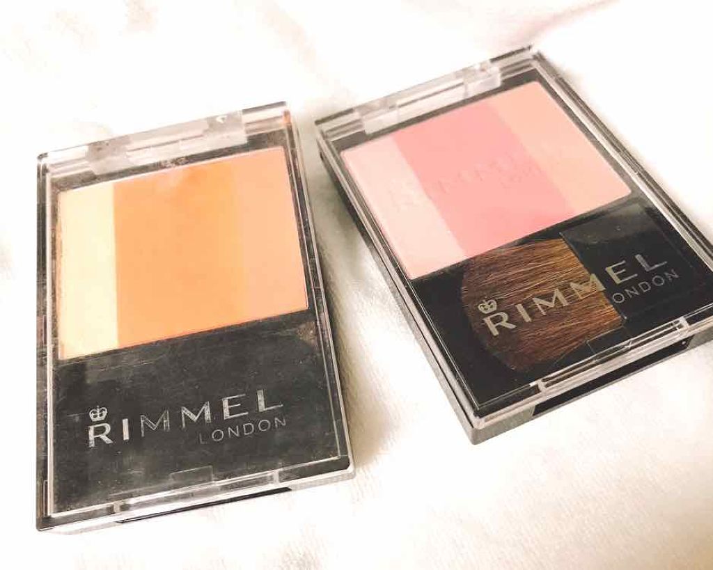 スリーインワン モデリングフェイスブラッシュ/リンメル ロンドン/パウダーチークを使ったクチコミ（1枚目）