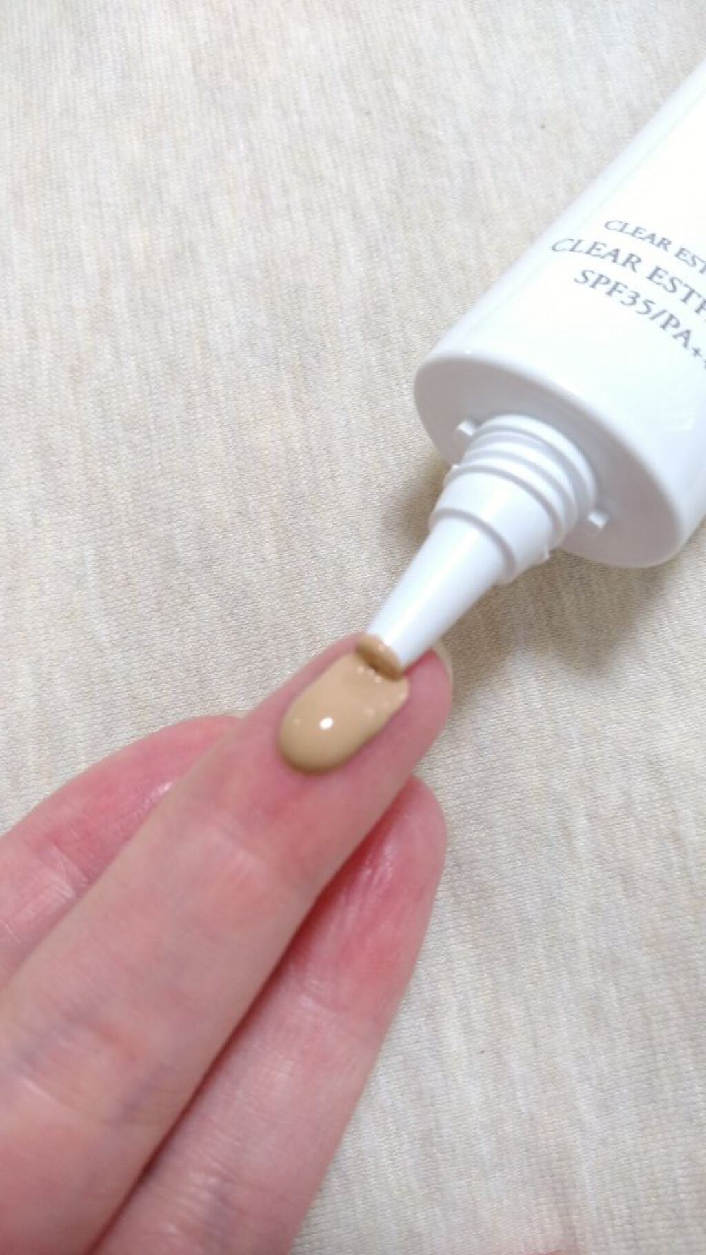 薬用クリアエステヴェール/Macchia Label/リキッドファンデーションを使ったクチコミ（2枚目）