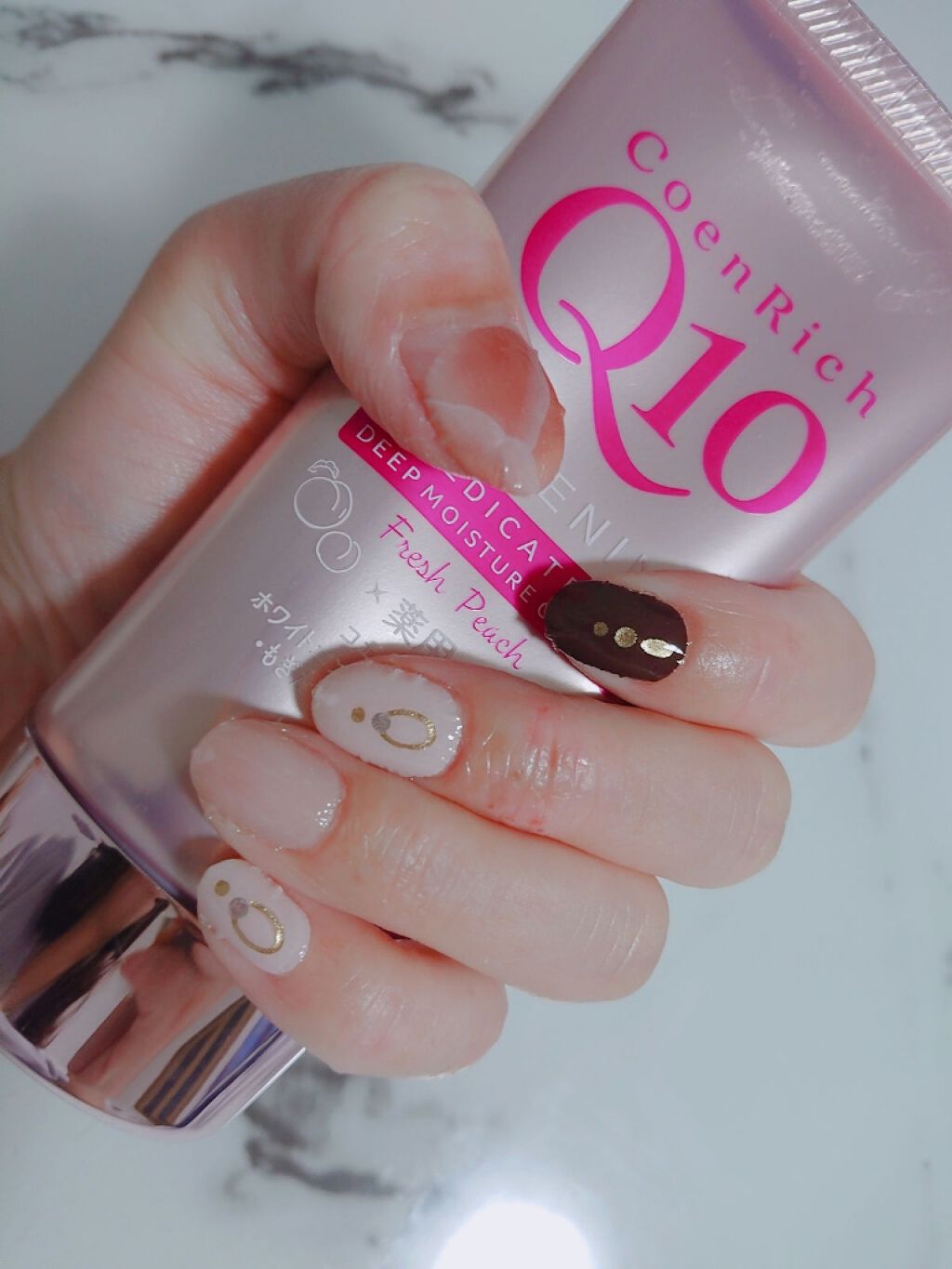 ネイルシール/Qoo10/ネイルシールを使ったクチコミ(2枚目)