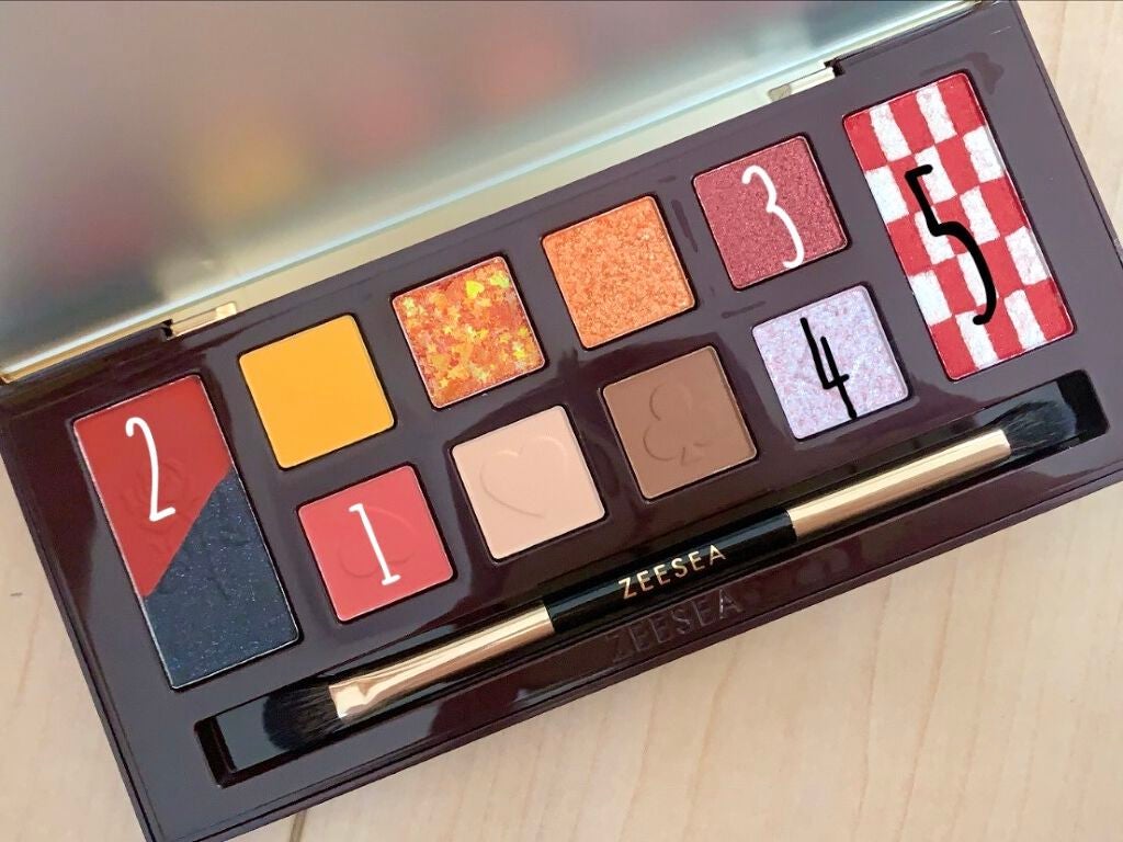 アリスドリームランドシリーズ 12色アイシャドウパレット(ZEESEA×大英博物館)/ZEESEA/アイシャドウパレットを使ったクチコミ(2枚目)