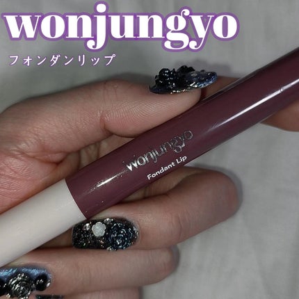 ウォンジョンヨ フォンダンリップ/Wonjungyo/口紅を使ったクチコミ(1枚目)
