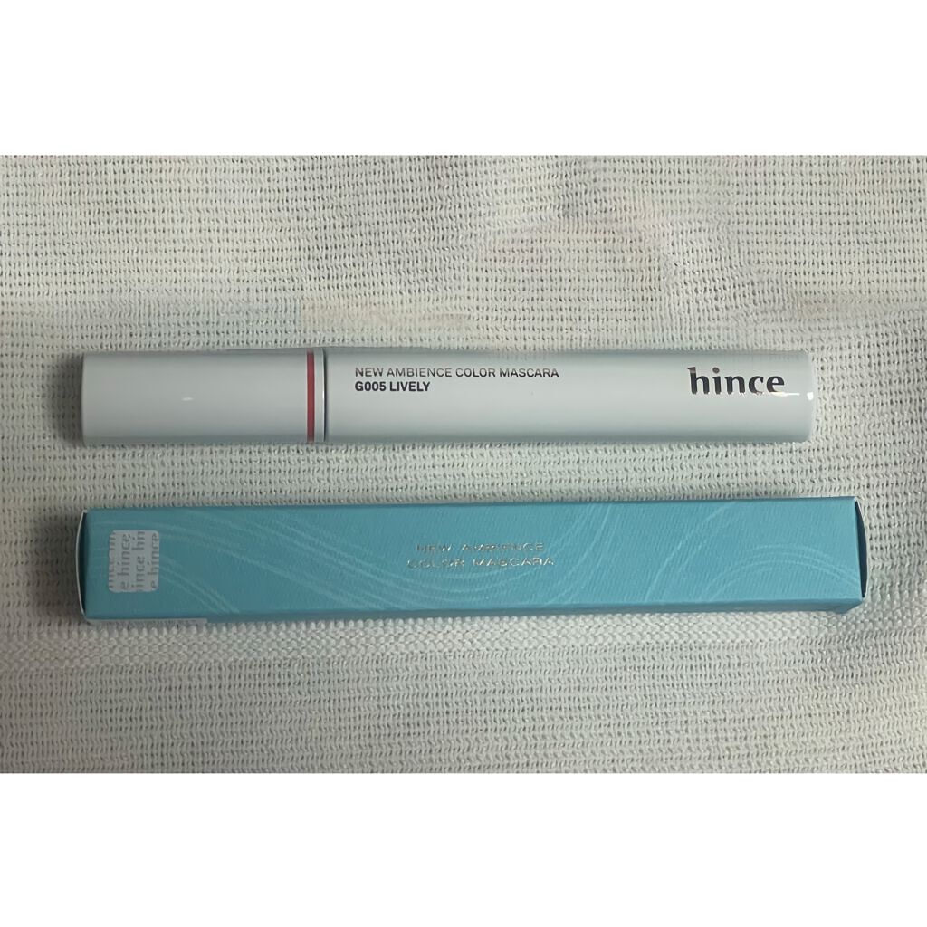 ニューアンビエンスカラーマスカラ/hince/マスカラを使ったクチコミ(1枚目)
