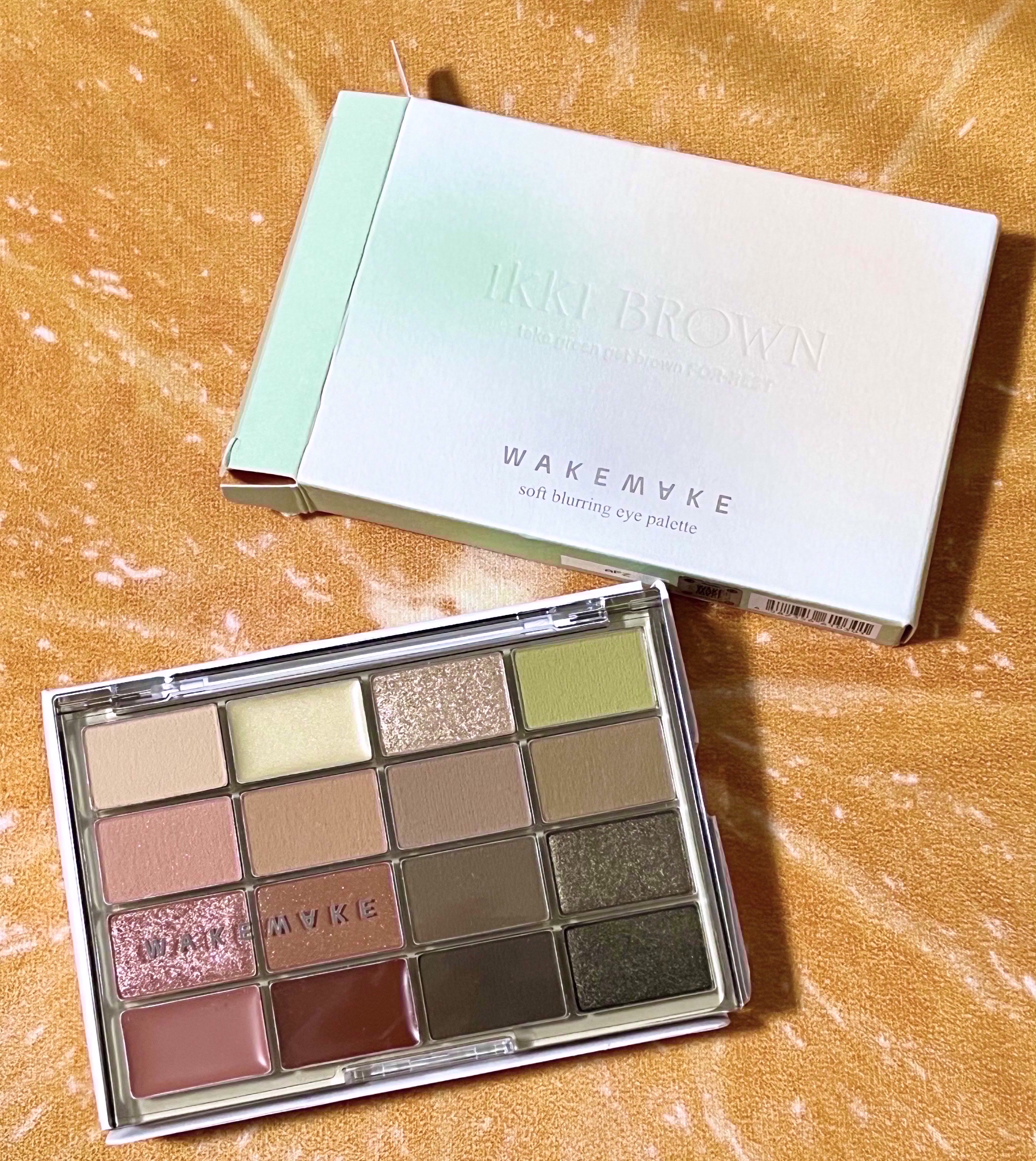 ソフトブラーリングアイパレット/wakemake/アイシャドウパレットを使ったクチコミ（1枚目）