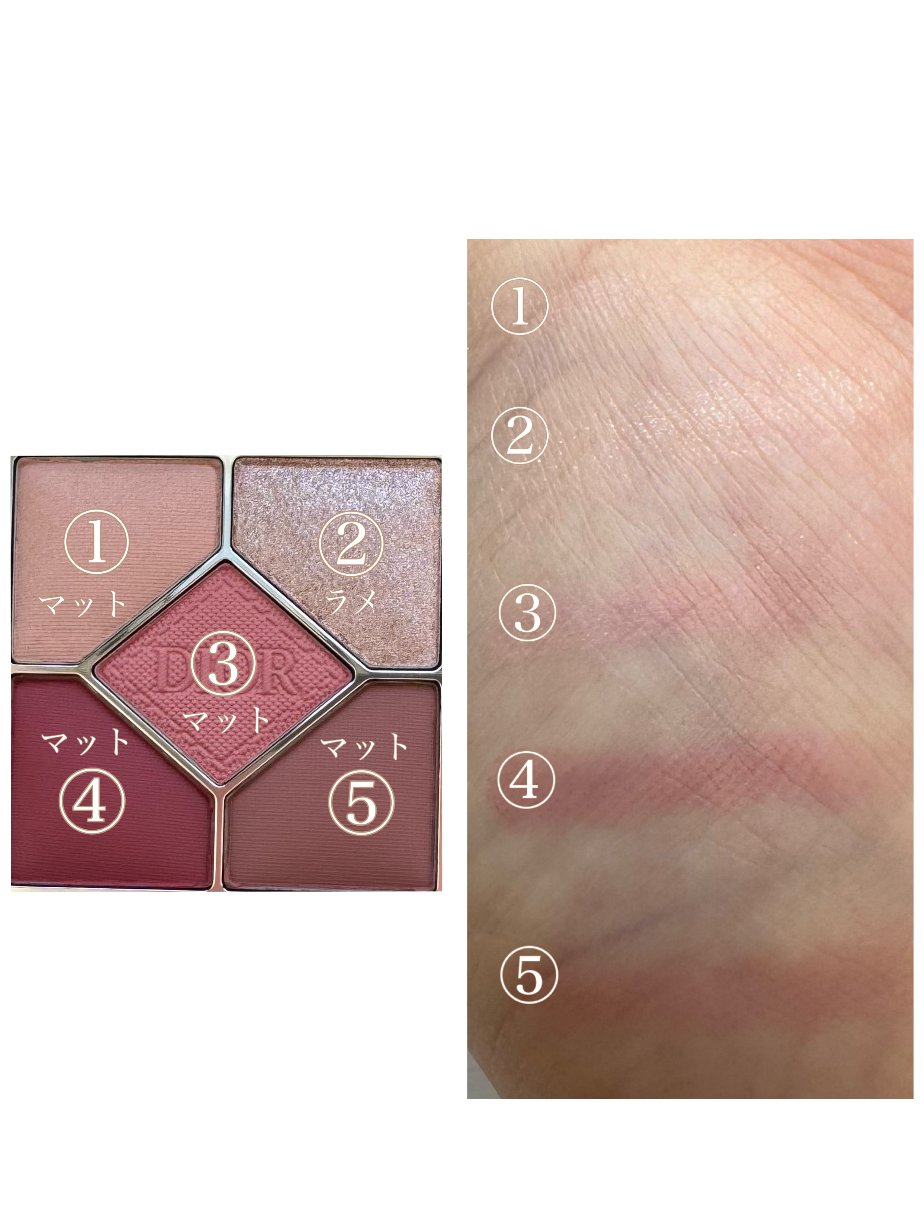 ディオールショウ サンク クルール/Dior/アイシャドウを使ったクチコミ（3枚目）