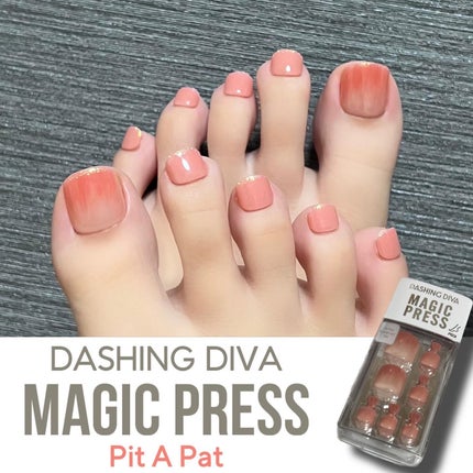 MAGIC PRESS FOOT/DASHINGDIVA MAGICPRESS/ネイルシールを使ったクチコミ(1枚目)