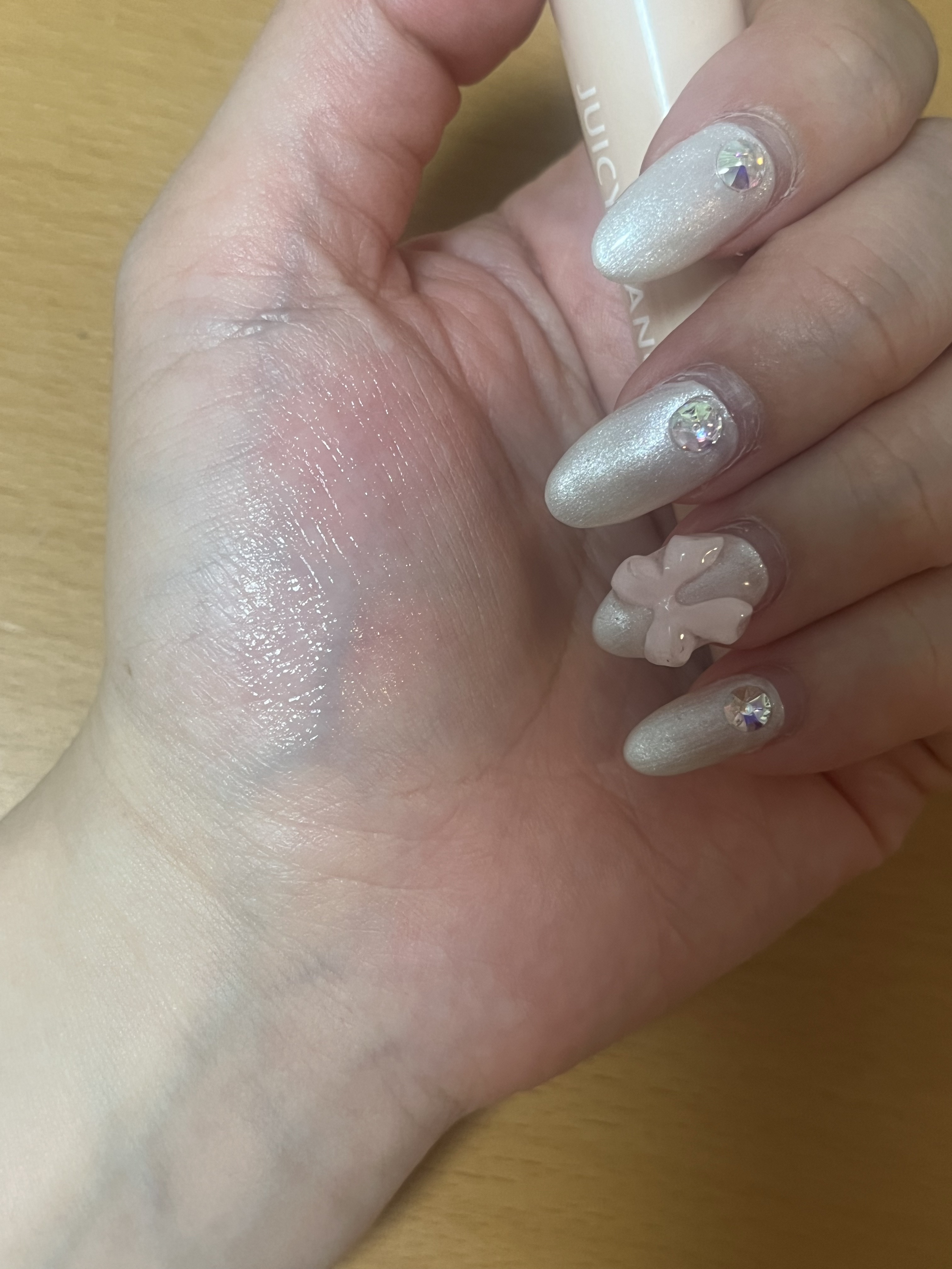 アピュー ジューシーパン カラーリップバーム PK01　いちごミルク/A’pieu/リップバームを使ったクチコミ（3枚目）