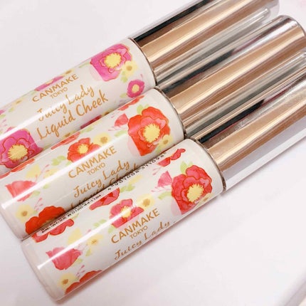 ジューシーレディリキッドチーク/キャンメイク/リキッドチークを使ったクチコミ(1枚目)