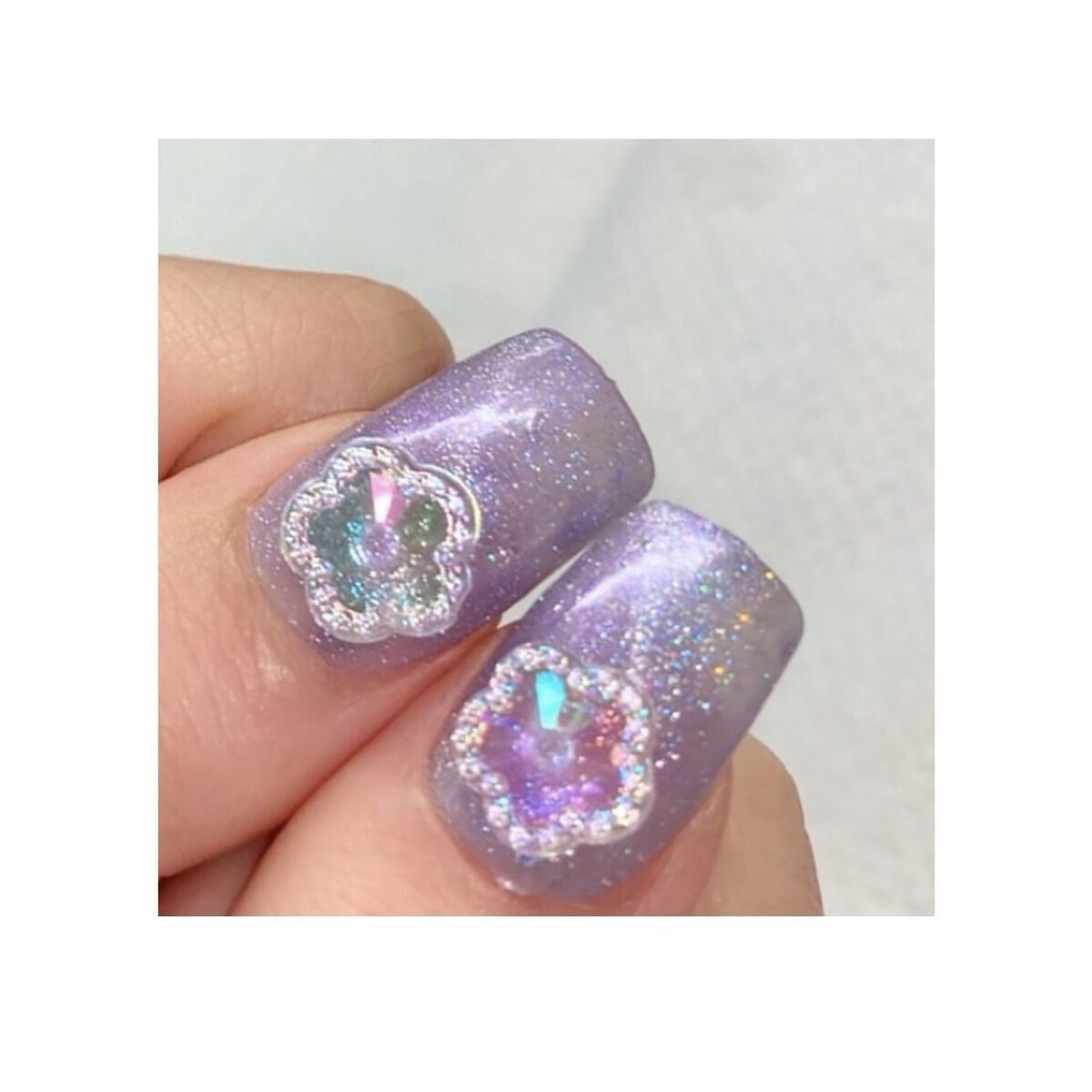 ジェルネイル（ライト対応）/セリア/ジェルネイルを使ったクチコミ（2枚目）