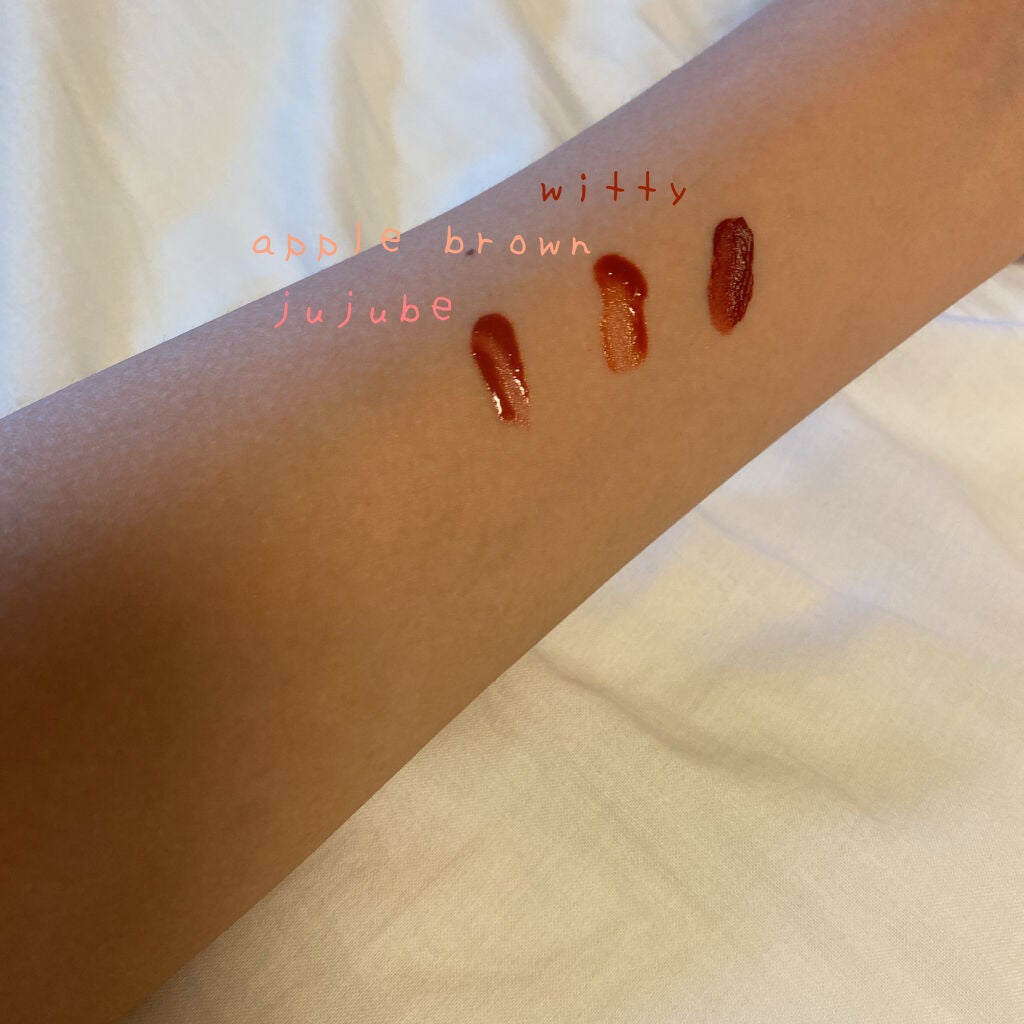 ジューシーラスティングティント/rom&nd/リップティントを使ったクチコミ(6枚目)