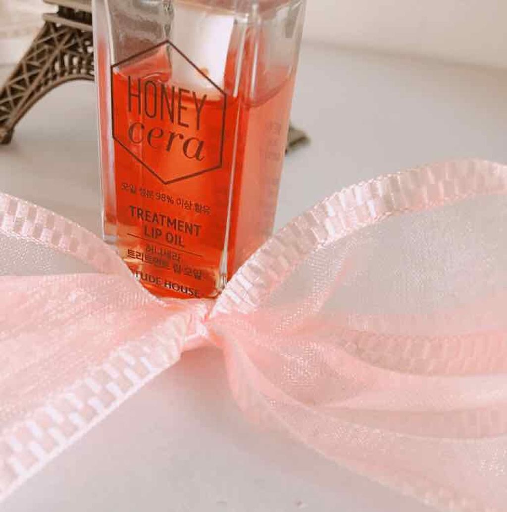 Hセラ トリートメント リップオイル/ETUDE/リップグロスを使ったクチコミ(2枚目)