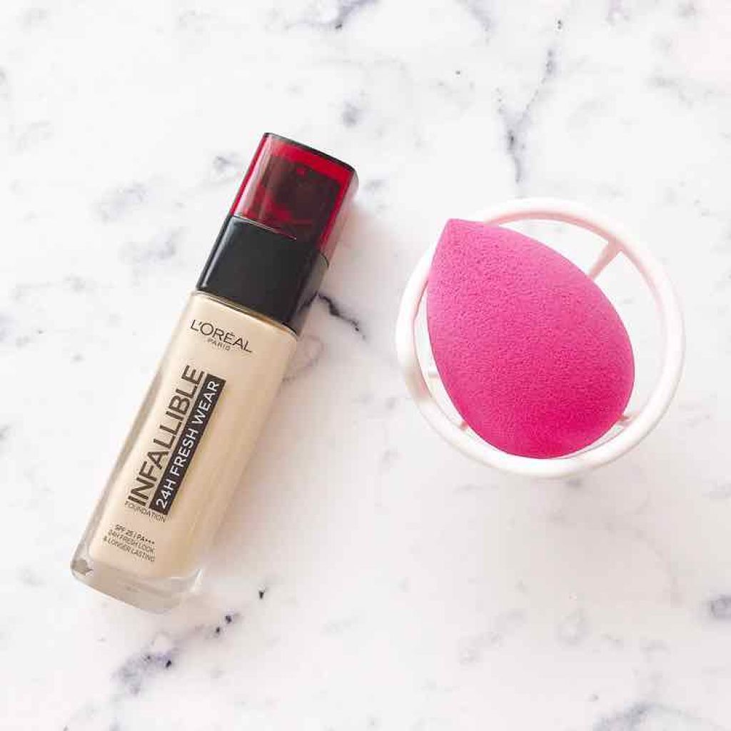 インファリブル フレッシュウェア ファンデーション/ロレアル パリ/リキッドファンデーションを使ったクチコミ（1枚目）