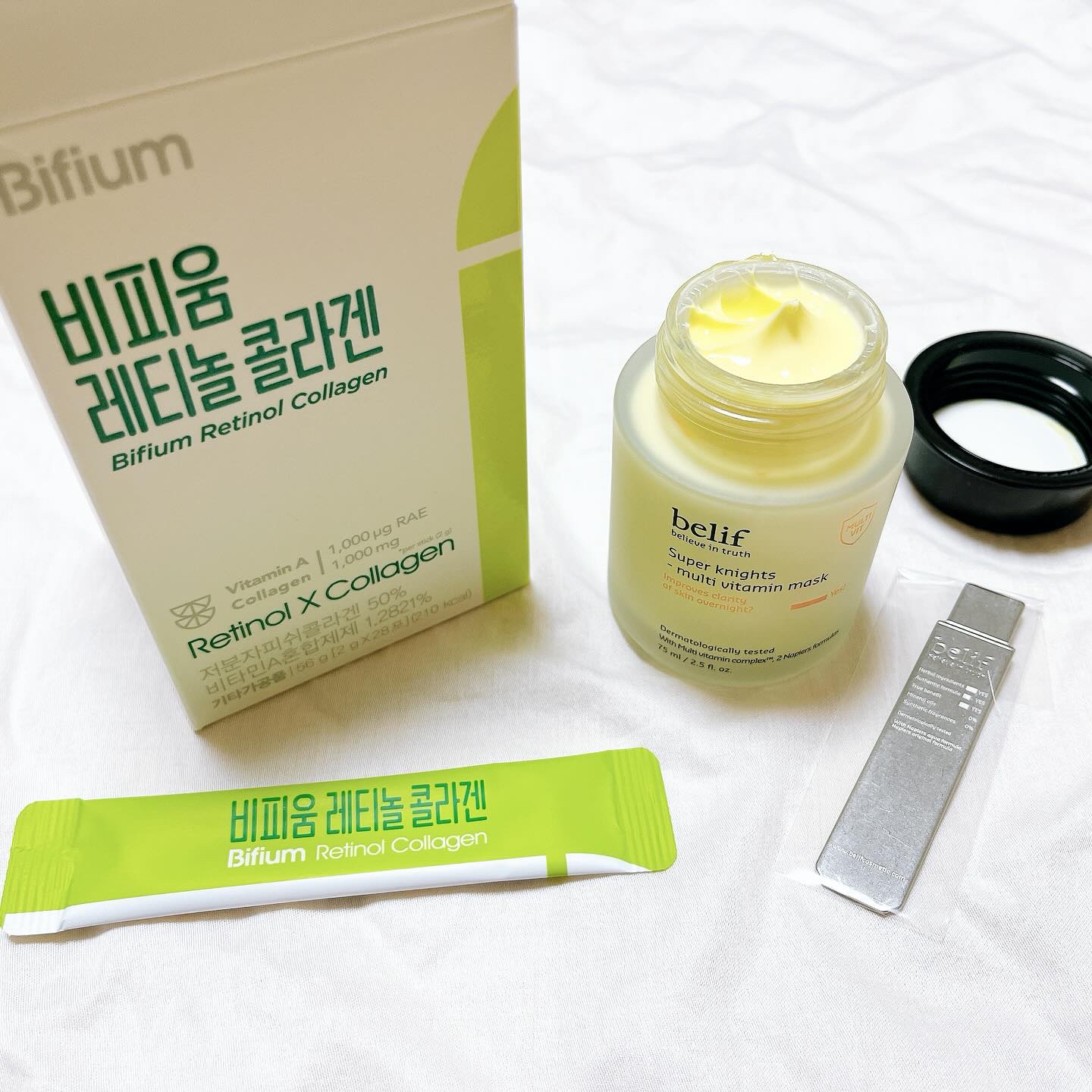 ビフィウム レチノールコラーゲン/LG生活庭園/美容サプリメントを使ったクチコミ（2枚目）