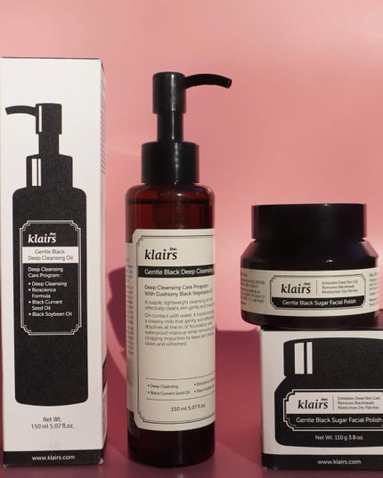 ジェントルブラックディープクレンジングオイル(150ml)/Klairs/オイルクレンジングを使ったクチコミ(1枚目)