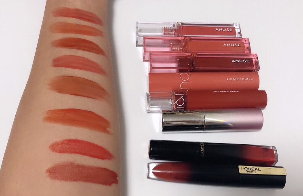 ジューシーラスティングティント/rom&nd/リップティントを使ったクチコミ（1枚目）