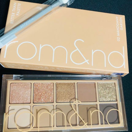 ベターザンパレット/rom&nd/アイシャドウパレットを使ったクチコミ(1枚目)