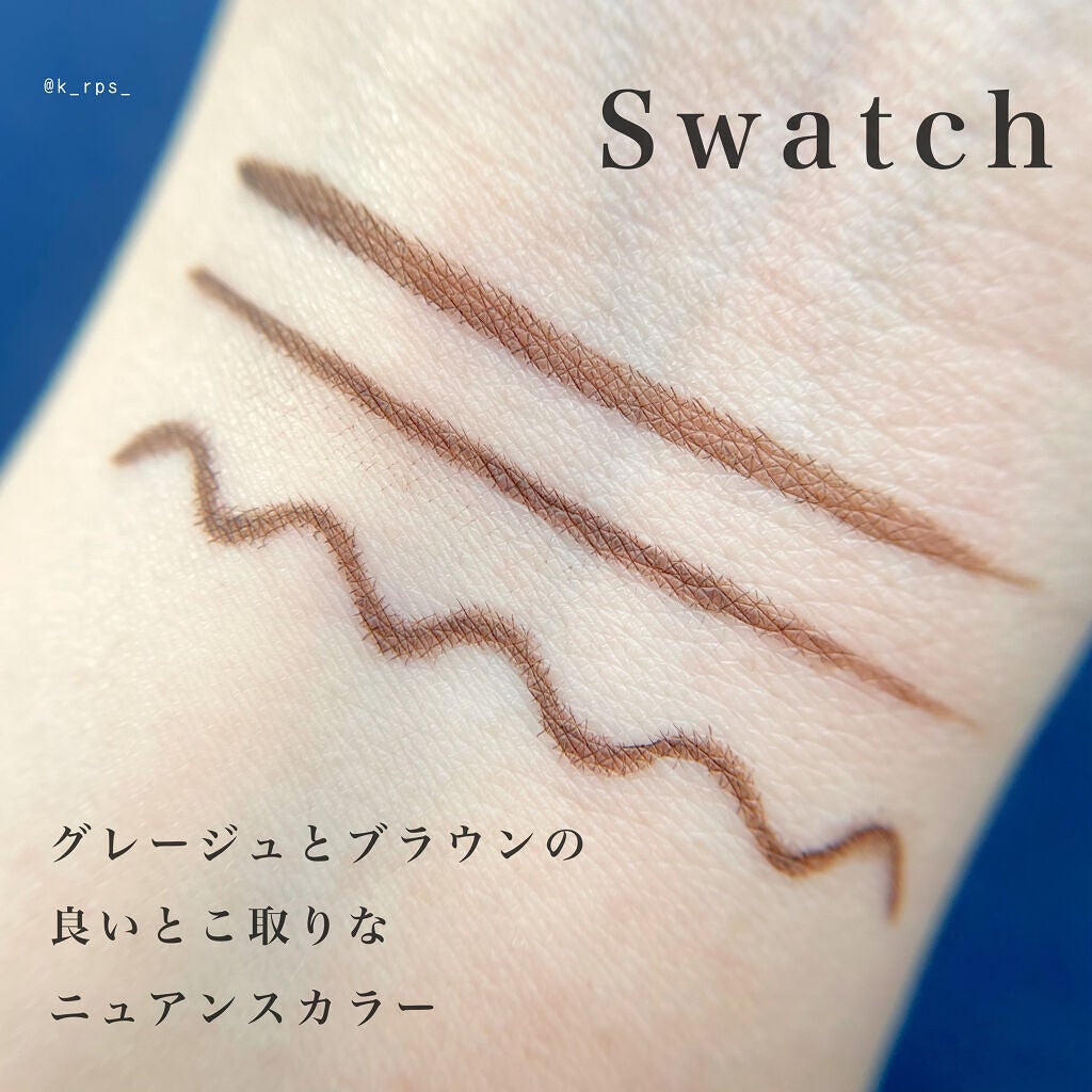 シルキーリキッドアイライナーWP/D-UP/リキッドアイライナーを使ったクチコミ(3枚目)