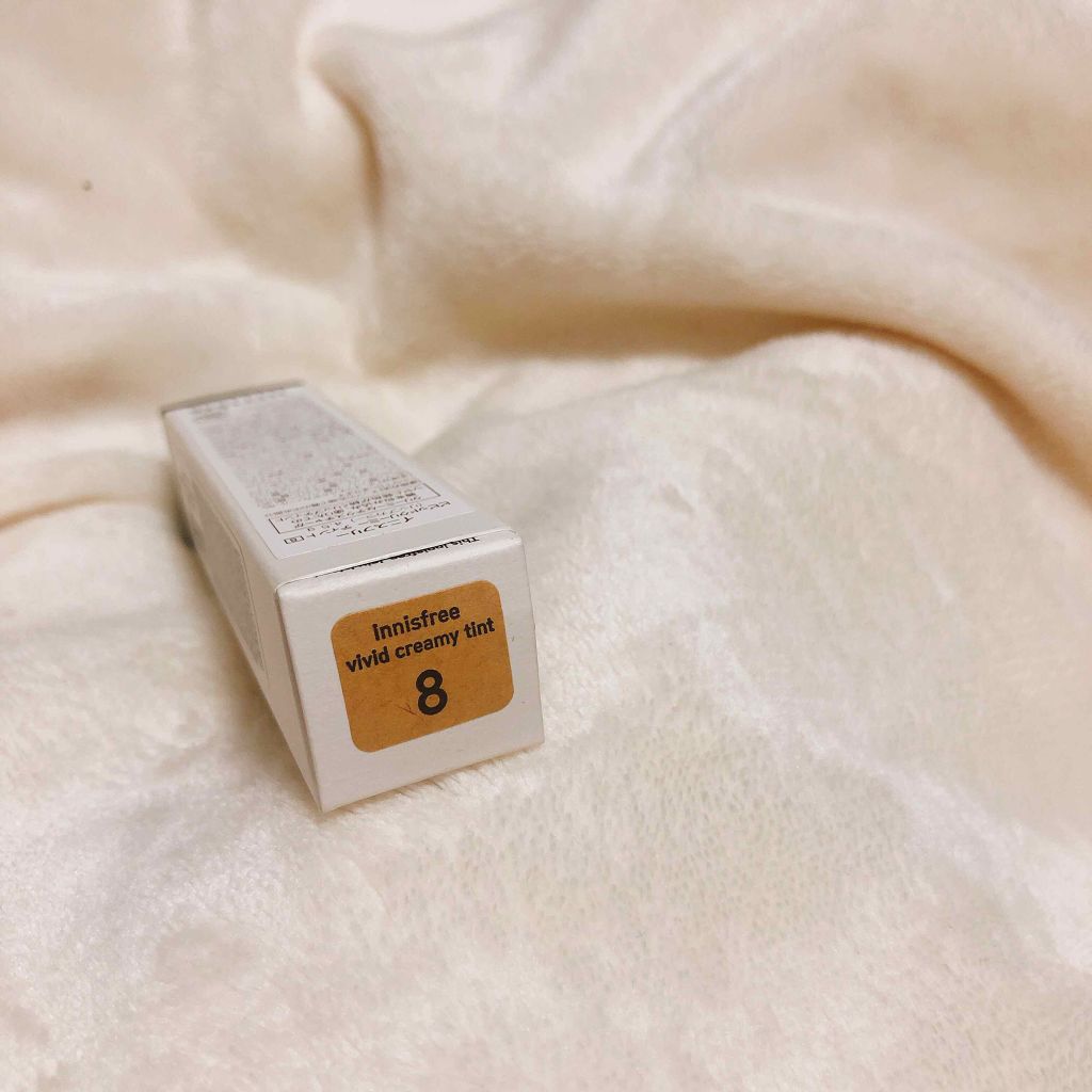 ビビッドクリーミーティント/innisfree/口紅を使ったクチコミ（2枚目）