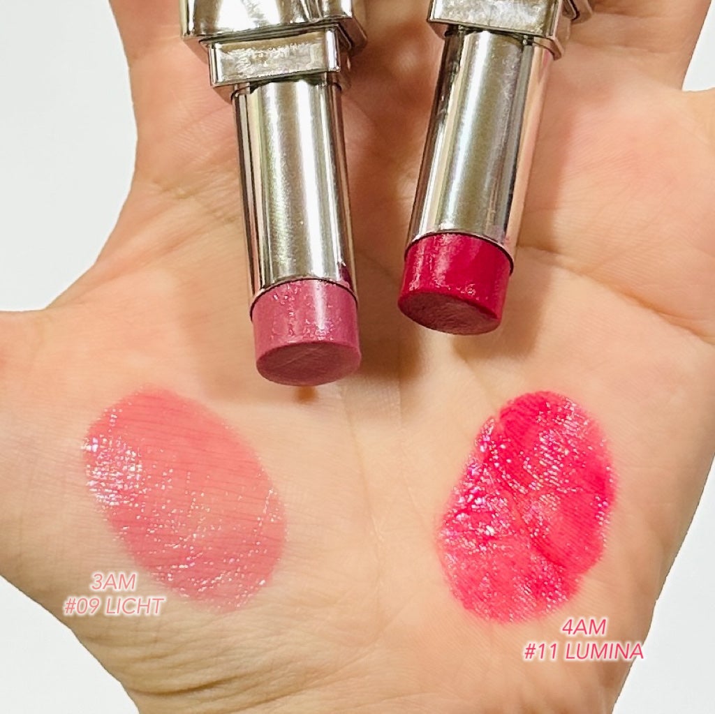 MELTING FIT SHINE BALM/Lummir/口紅を使ったクチコミ(7枚目)