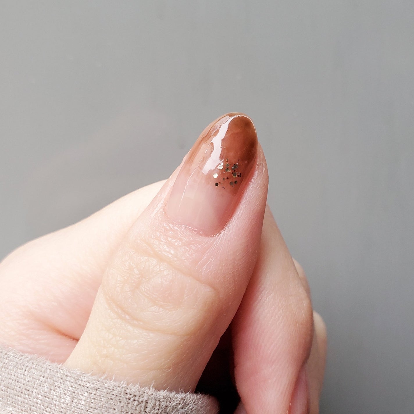 グロッシーコート/スキューズミー/オールインワンネイルを使ったクチコミ(4枚目)