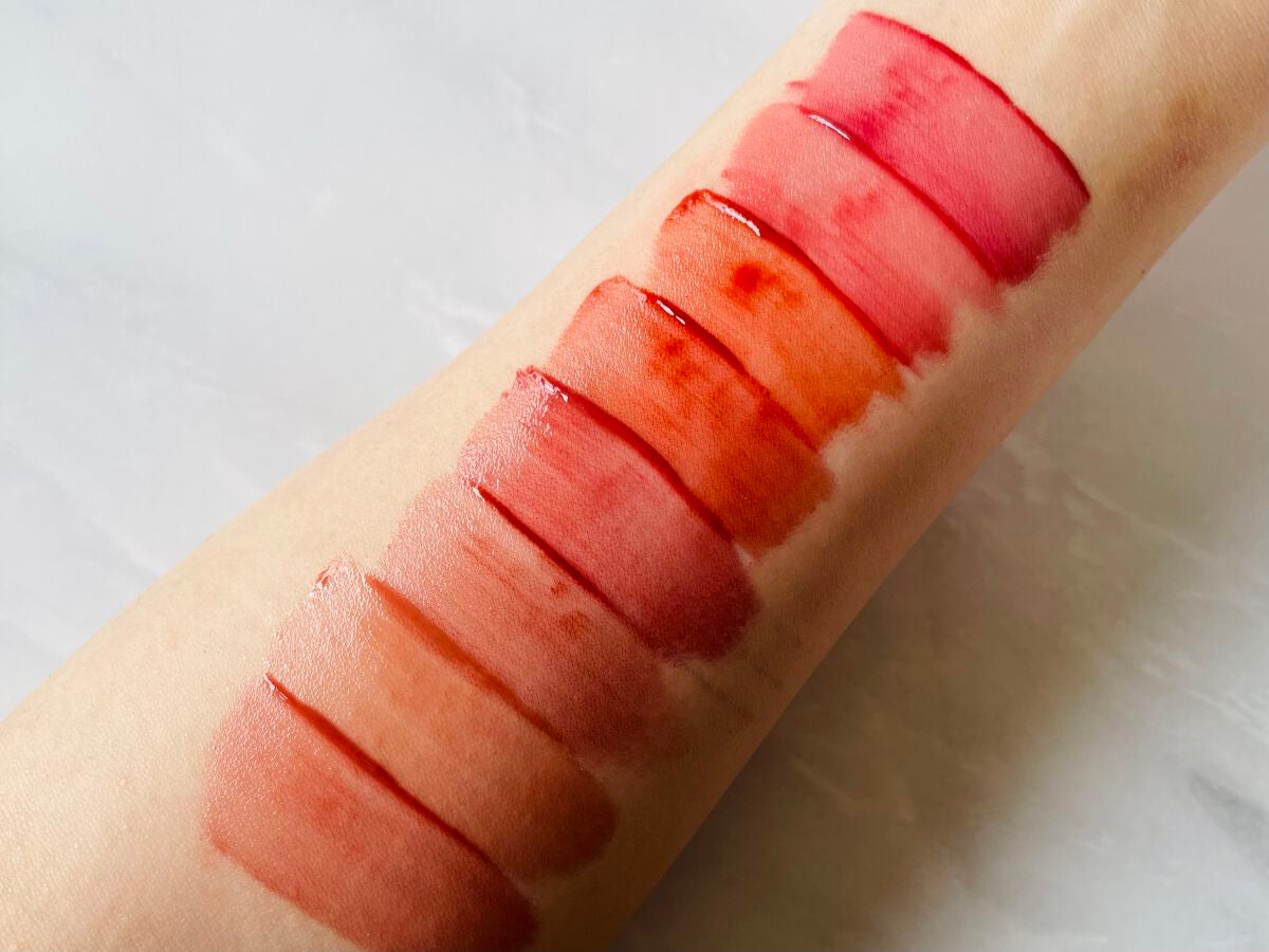 ジューシーラスティングティント/rom&nd/リップティントを使ったクチコミ(2枚目)