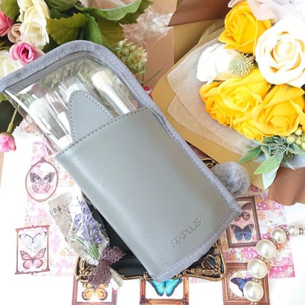 猫モチーフ メイクブラシ 7本セット/SIXPLUS/メイクブラシを使ったクチコミ(3枚目)