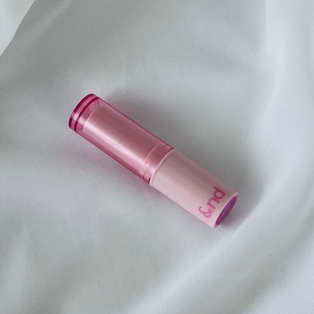 メロウスティックチーク  VI01 ミルクラベンダー/&nd by rom&nd/ジェル・クリームチークを使ったクチコミ（3枚目）