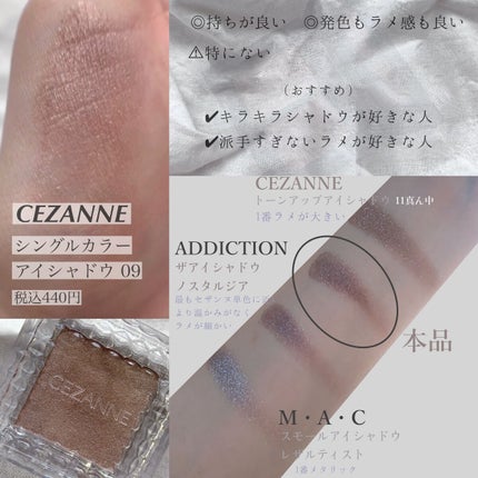 ヴィセ アヴァン シングルアイカラー/Visée/単色アイシャドウを使ったクチコミ(4枚目)