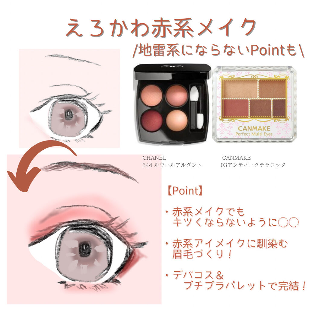 パーフェクトマルチアイズ/キャンメイク/アイシャドウパレットを使ったクチコミ（2枚目）