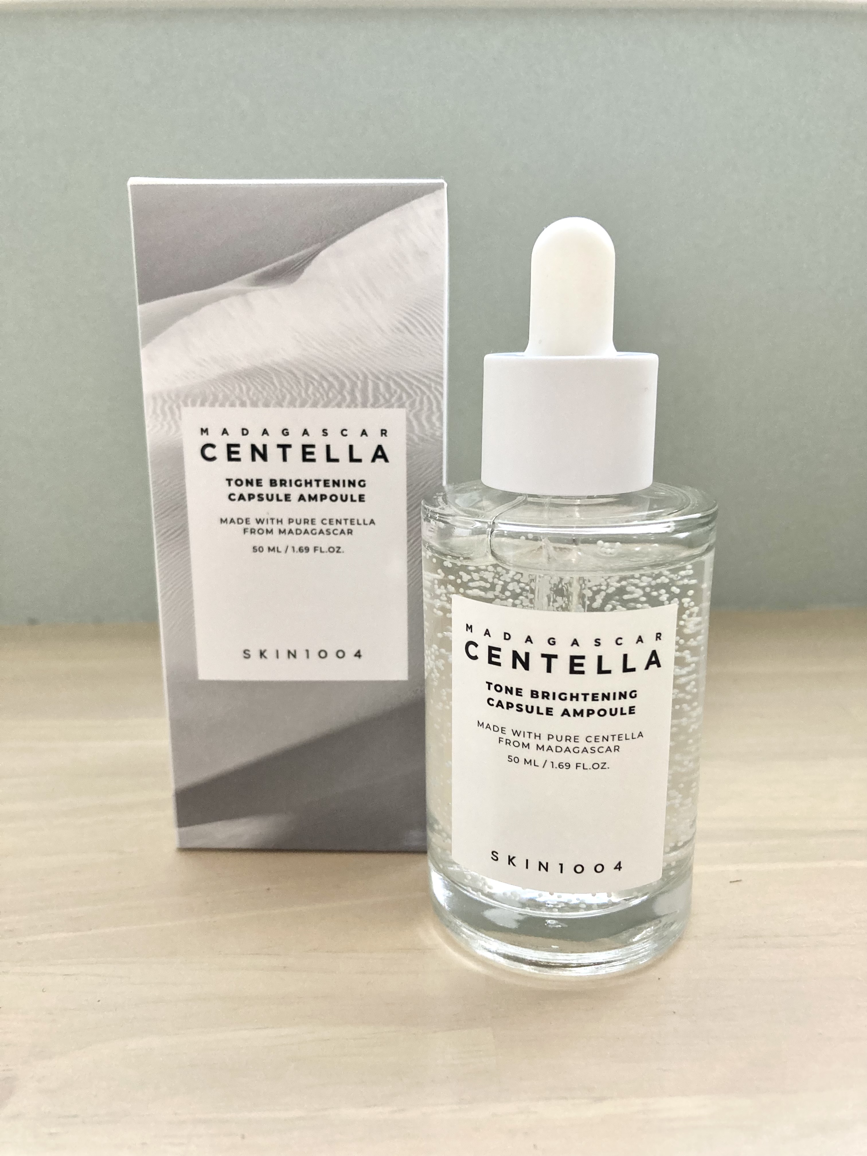 トーンブライトニング カプセルアンプル/SKIN1004/美容液を使ったクチコミ（1枚目）