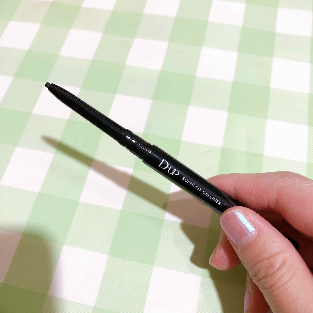 スーパーフィットジェルライナー/D-UP/ジェルアイライナーを使ったクチコミ（3枚目）