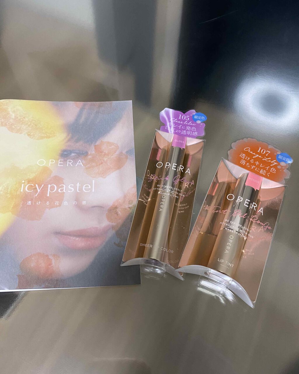 オペラ シアーリップカラー RN/OPERA/リップグロスを使ったクチコミ（1枚目）
