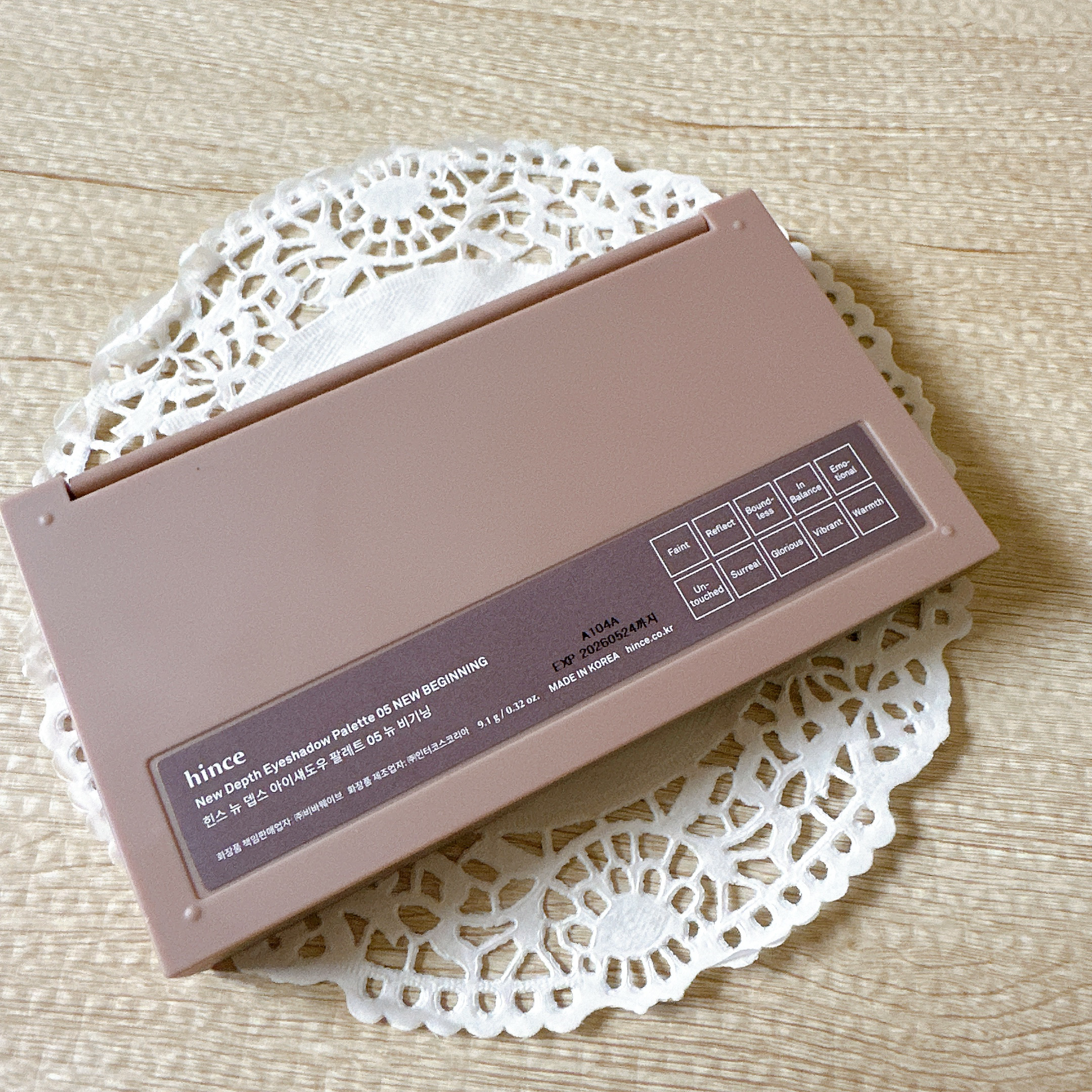 hince ニューデップスアイシャドウパレットのクチコミ「✼••┈┈••✼••┈┈••✼••┈┈••✼••┈┈••✼
hince
ニューデップスアイシャ.....」（3枚目）