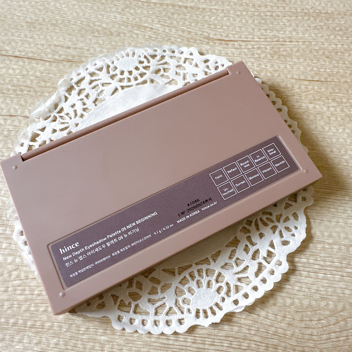 ニューデップスアイシャドウパレット/hince/アイシャドウパレットを使ったクチコミ(3枚目)