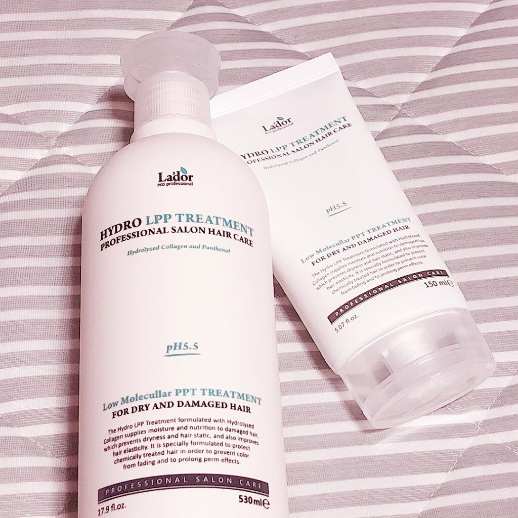 HYDRO LPP Treatment /La'dor/洗い流すヘアトリートメントを使ったクチコミ(2枚目)