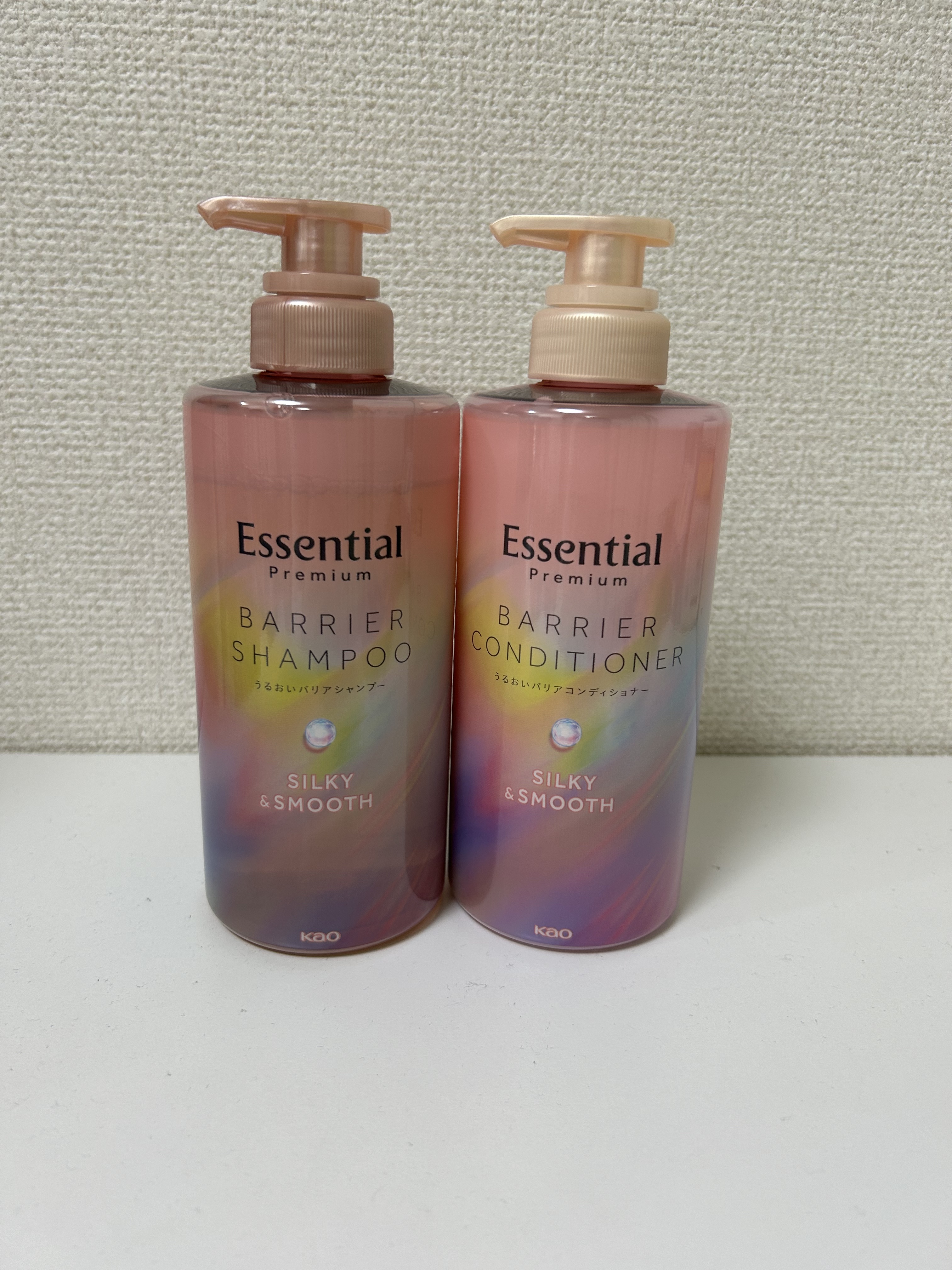 エッセンシャルプレミアム バリアシャンプー・コンディショナー シルキー＆スムース/エッセンシャル/市販シャンプーを使ったクチコミ（1枚目）