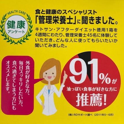 キトサン・アフターダイエット 徳用/メタボリック/ボディサプリメントを使ったクチコミ(3枚目)