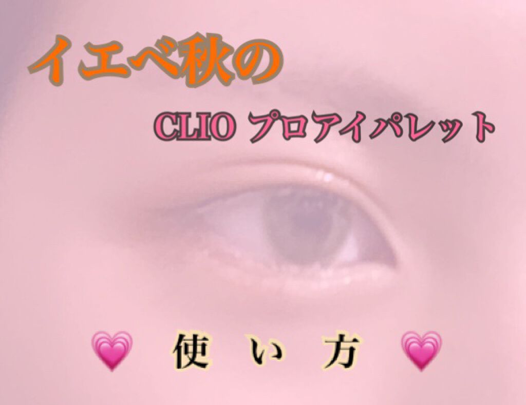 プロ アイ パレット/CLIO/アイシャドウパレットを使ったクチコミ（1枚目）