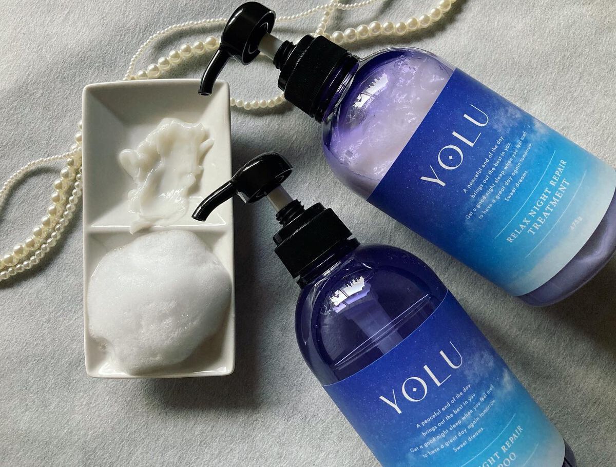 リラックスナイトリペア シャンプー／トリートメント/YOLU/市販シャンプーを使ったクチコミ（3枚目）