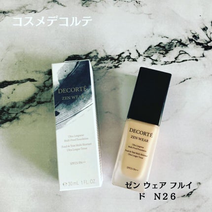 ゼン ウェア フルイド/DECORTÉ/リキッドファンデーションを使ったクチコミ(1枚目)
