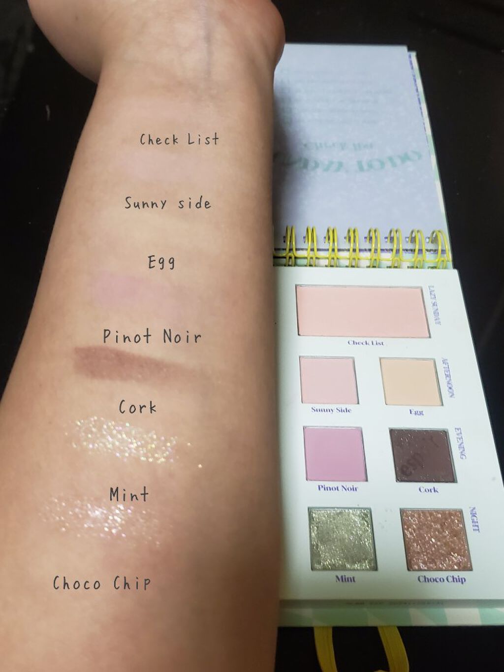 22S/Sルックブック ミントチェック/espoir/アイシャドウパレットを使ったクチコミ（3枚目）