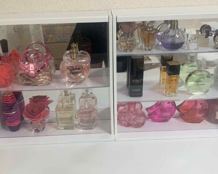 Mi on LIPS 「初投稿です!香水収納載せてみました、、、皆さんの収納方法も教え..」(1枚目)