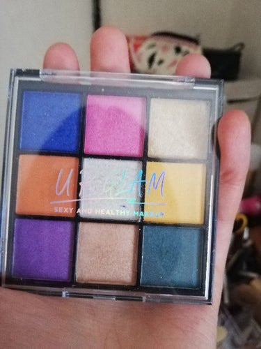 UR GLAM　BLOOMING EYE COLOR PALETTE/U R GLAM/アイシャドウパレットを使ったクチコミ（1枚目）