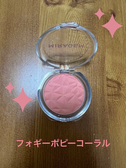 ヌーディージェムチーク/MIRAGEM/パウダーチークを使ったクチコミ(2枚目)