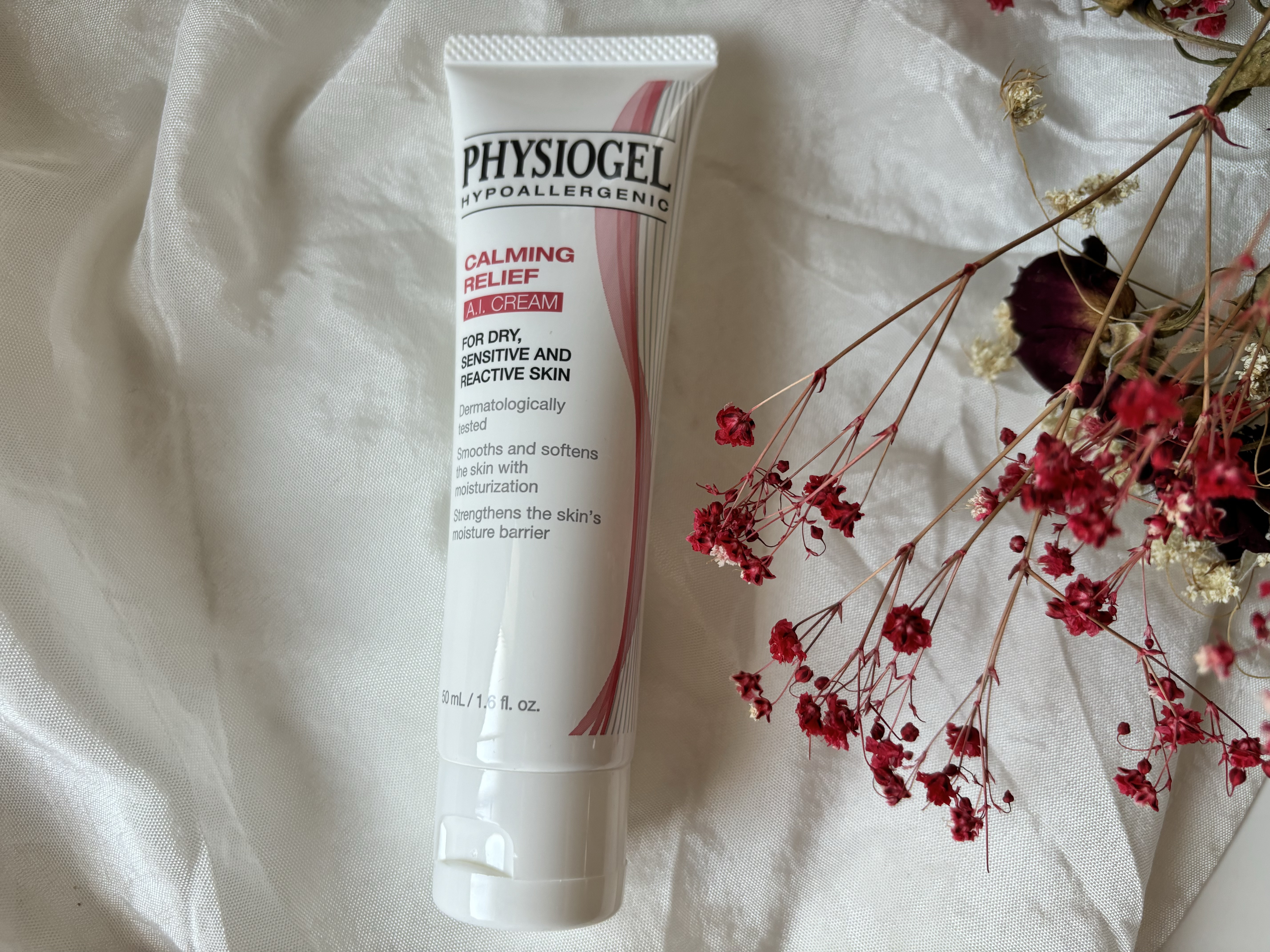 レッドスージングAIクリーム/PHYSIOGEL/フェイスオイルを使ったクチコミ（1枚目）