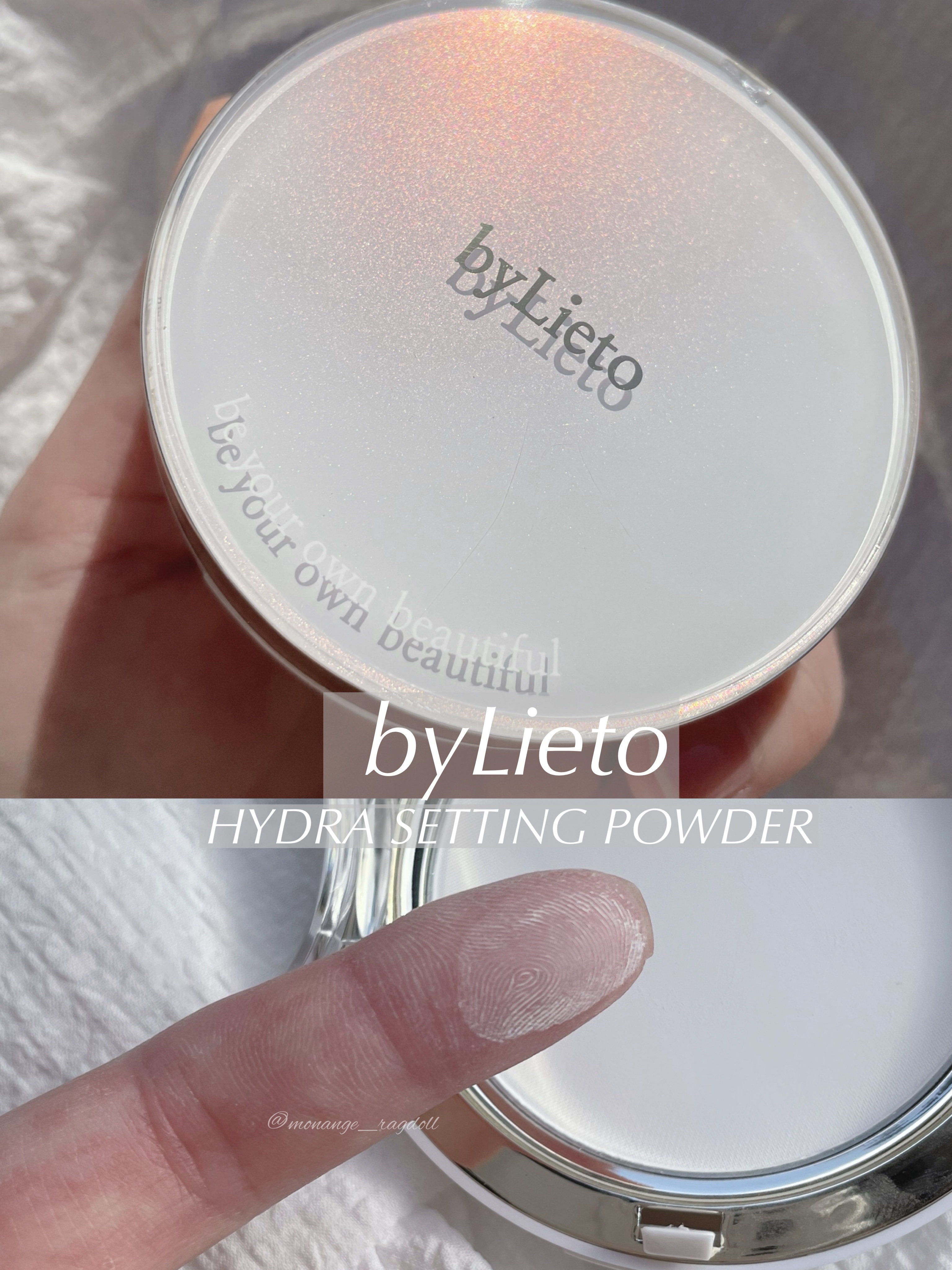 ハイドラセッティングパウダー/byLieto/プレストパウダーを使ったクチコミ（1枚目）