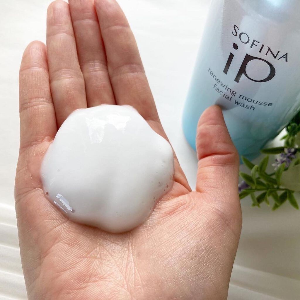ソフィーナ iP リニュー ムース ウォッシュ/SOFINA iP/泡洗顔を使ったクチコミ（2枚目）