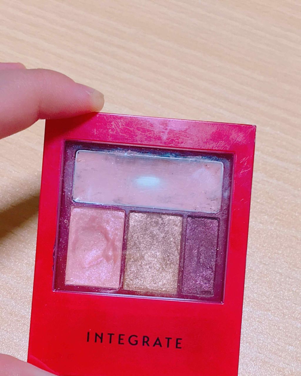 アクセントカラーアイズ CC/インテグレート/アイシャドウパレットを使ったクチコミ（1枚目）