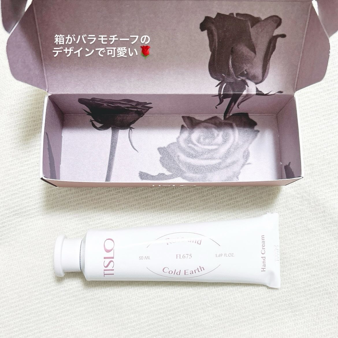 HANDCREAM Rose and Cold Earth / TISLO