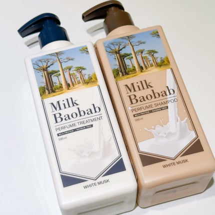 パフュームシャンプー/トリートメント (ホワイトムスク)/ミルクバオバブ/市販シャンプーを使ったクチコミ(2枚目)