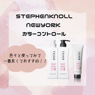 カラーコントロール シャンプー W/コンディショナー W トライアル(シャンプー10ml+コンディショナー10ml)/スティーブンノル ニューヨーク/シャンプー・コンディショナーの画像